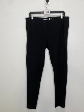 Beta Brand Black Yoga Work Pants Skinny Fit XL Dress Pant Stretch Office